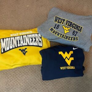 3 West Virginia hoodies